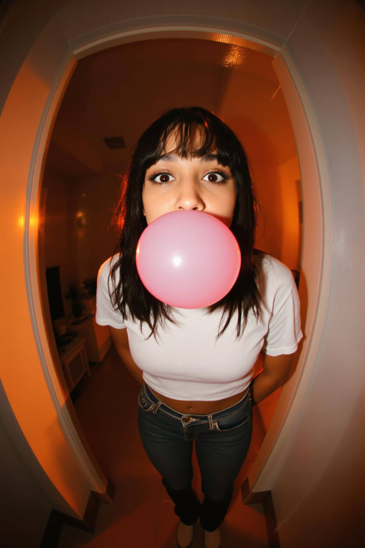 Fisheye Lens Portrait