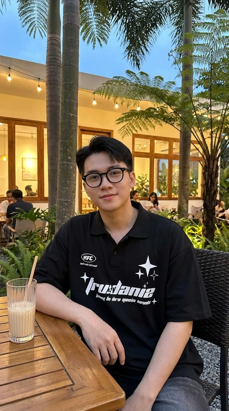 Outdoor café/restaurant portrait 