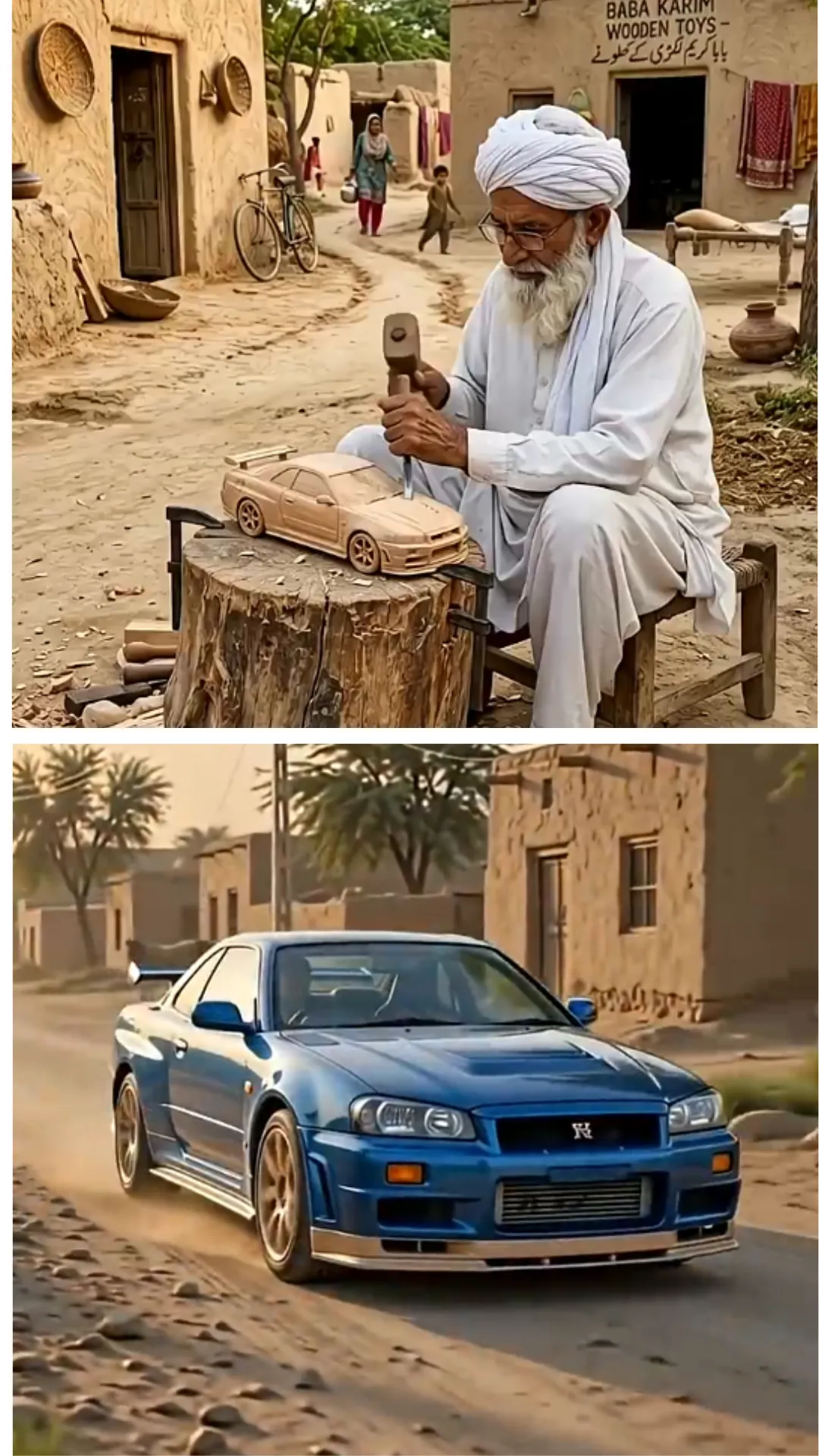 Wooden ASMR Video