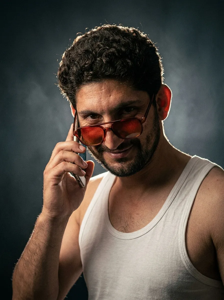 Backlit Studio Portrait