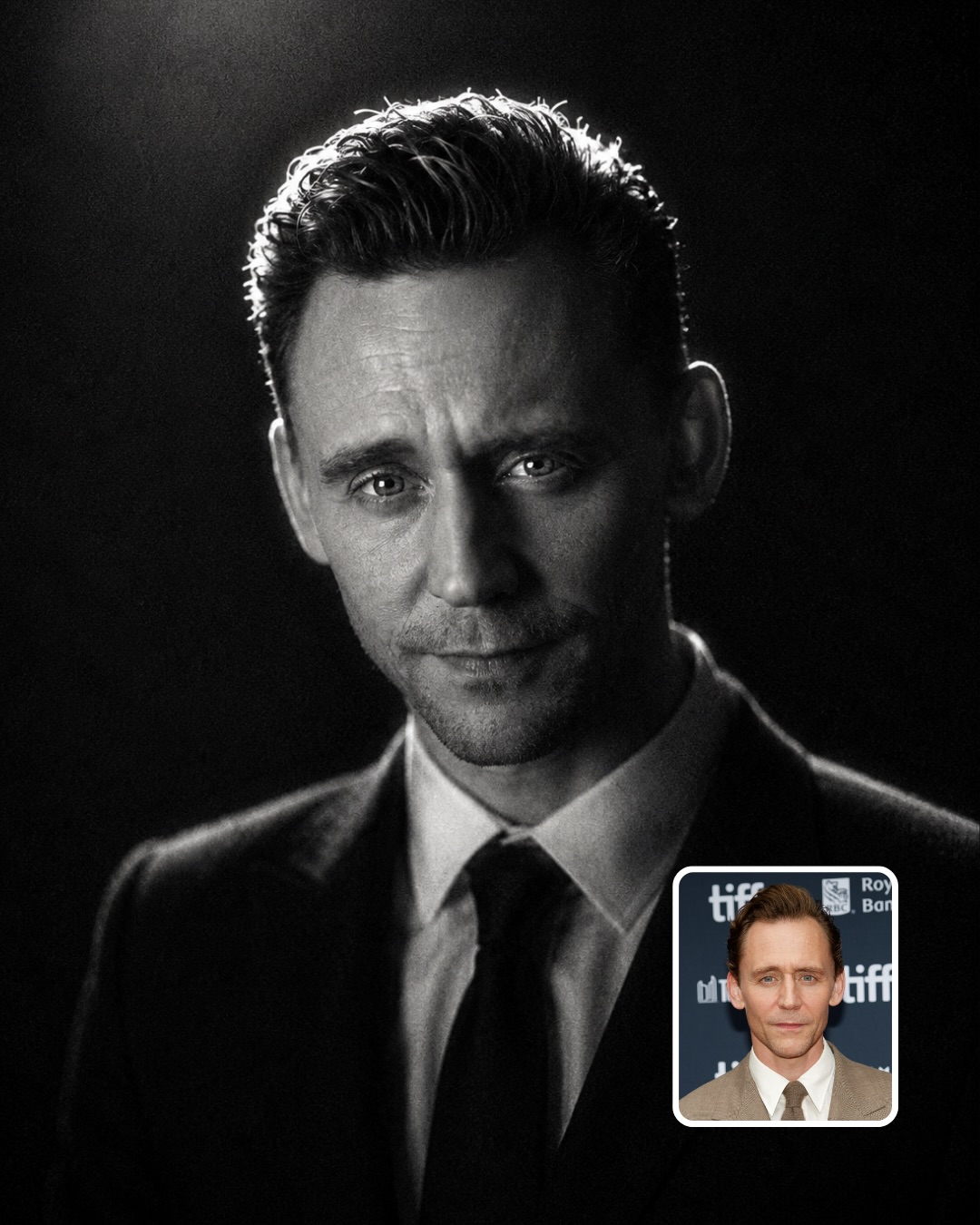 Classic Chiaroscuro Suit Portrait