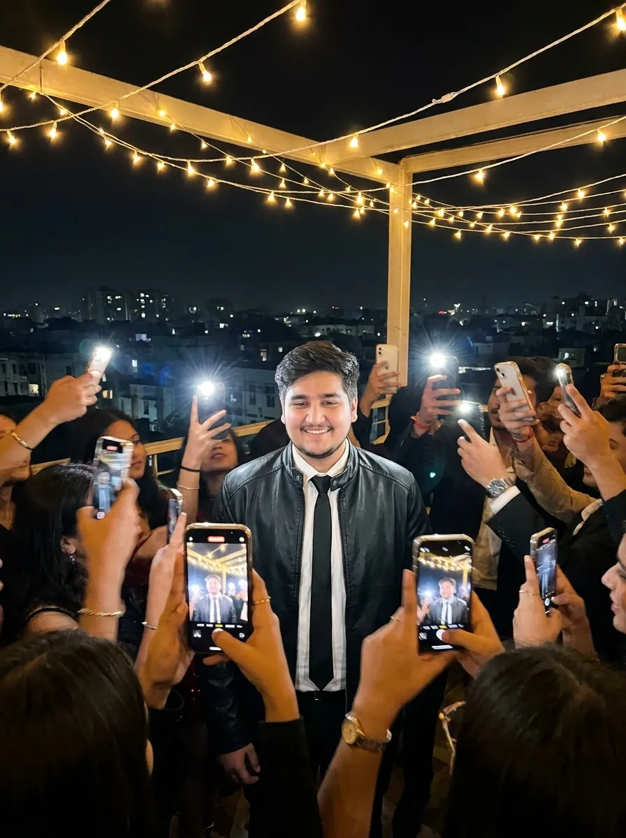 Paparazzi Crowd Moment