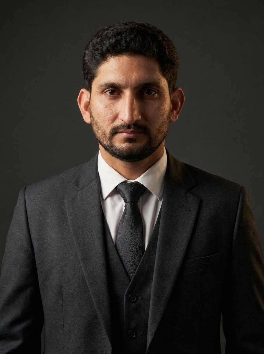 Formal Suit Studio Portrait